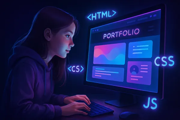 Web-Start program — children learning web development